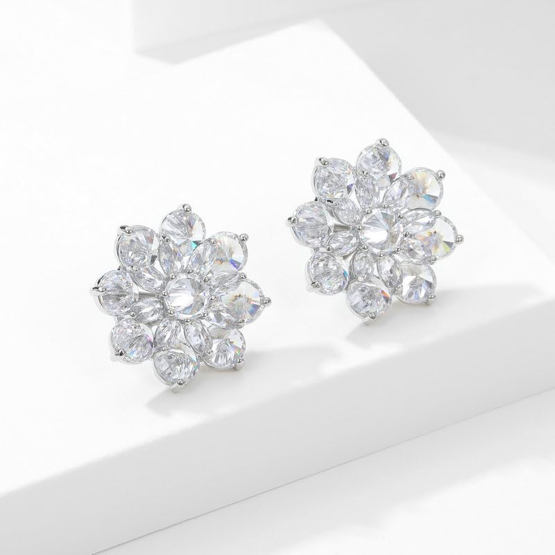 Boucles d'oreilles moissanite pour soirée de bal et grand dîner - 6