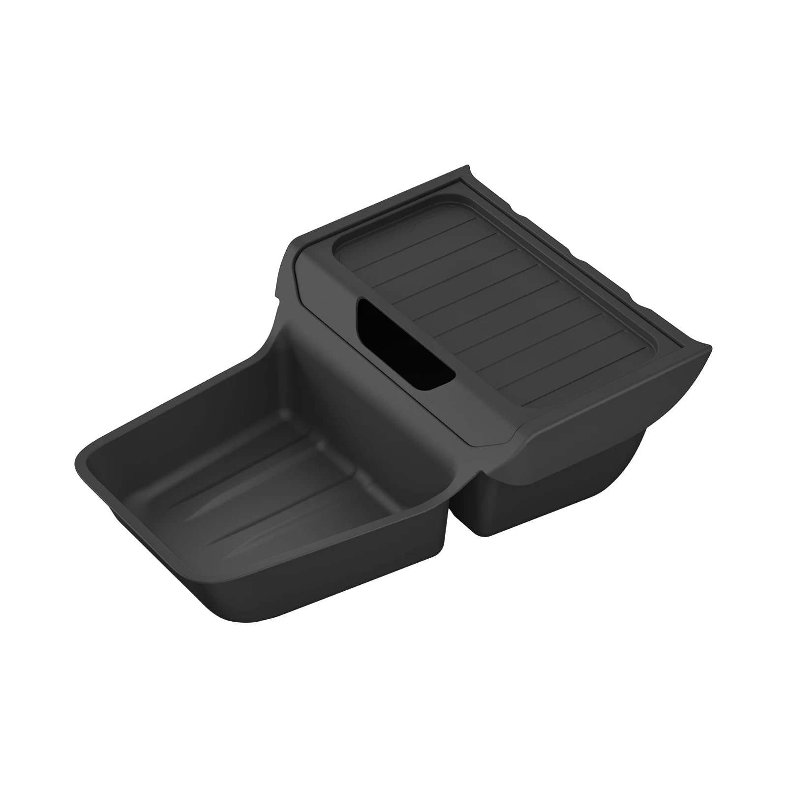 OUKMXSY Center Console Lower Storage Box, For Tesla Model Y Juniper Standard Rwd 2025 2026, Tpe Organizer Tray