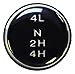 Crown Automotive Shift Knob Insert Transfer Case