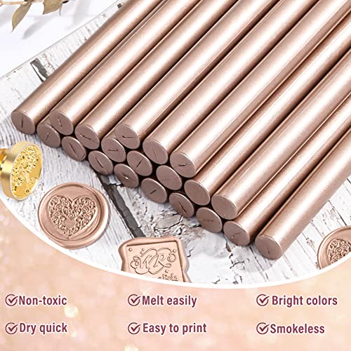 image for Sealing Wax Sticks, Paxcoo 20pcs Wax Seal Sticks, Glue Gun Sealing Wax