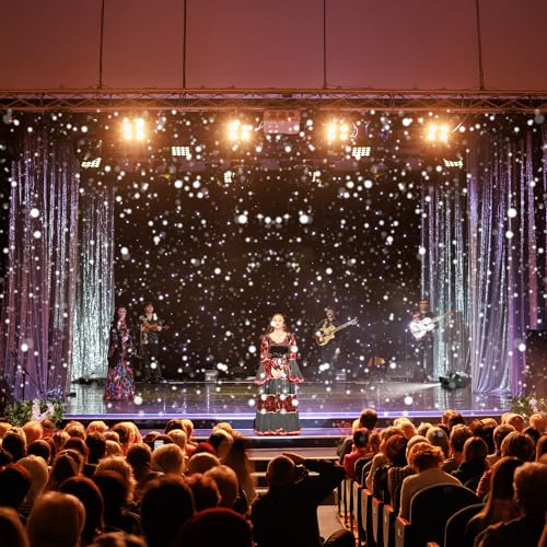 artcreativity snow machine for party - 600-watt snow maker machine - up to 16 feet of almost instant snow - outdoor and indoor christmas decorations - snow liquid sold separately