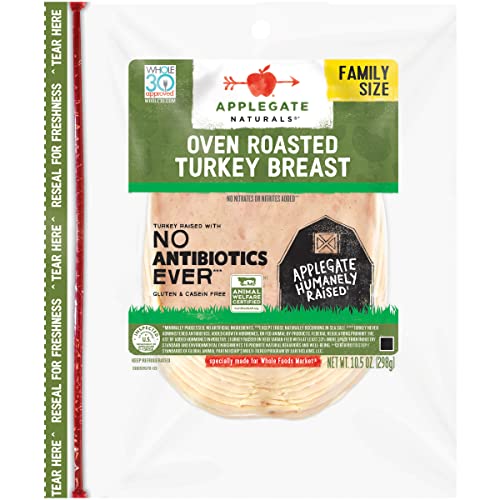 Applegate, Natural Oven Roasted Turkey Breast Family Size, 10.5oz