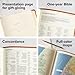 KJV Notetaking Bible, Large Print Edition, Camel LeatherTouch, KJV Holy Bible, Red Letter, Wide Margins, Journaling Space, Single-Column, Reading Plan, Easy-to-Read Bible MCM Type
