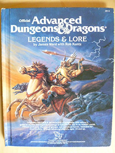 Cover of Advanced Dungeons & Dragons, Legends & Lore