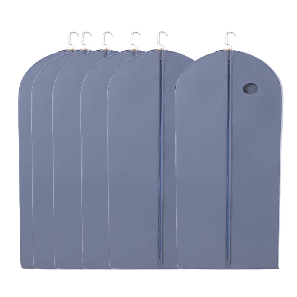Garneck 6pezzi Copriabiti Antipolvere in Tessuto Non Tessuto Spesso Borse Portaoggetti Traspiranti per Abiti Camicie Pantaloni Top e Cappotti Protezioni per Conservazione Casa e Viaggi