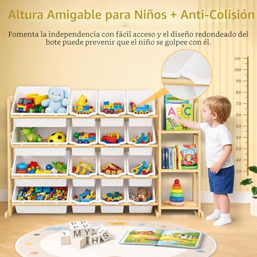 49% Off Kids Toy Storage Organizer with 16 Bins - Image 5