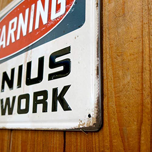 Amazon.co.jp: アメリカン雑貨 サインプレート ブリキ看板 WARNING