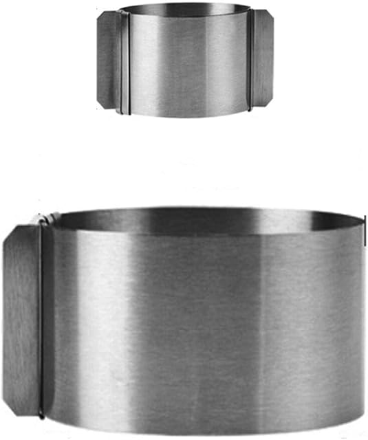 Adjustable 6-12 Inch Circle Cookie Cutter - Round Cake Cutter Mousse Cake Mold Baking Ring