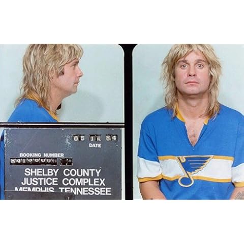 ConversationPrints OZZY OSBOURNE MUG SHOT GLOSSY PICTURE PHOTO PRINT black sabbath metal Cover