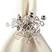 DII Christmas Thanksgiving Holiday Tabletop Décor Collection Decorative Napkin Ring Holder Set, 4