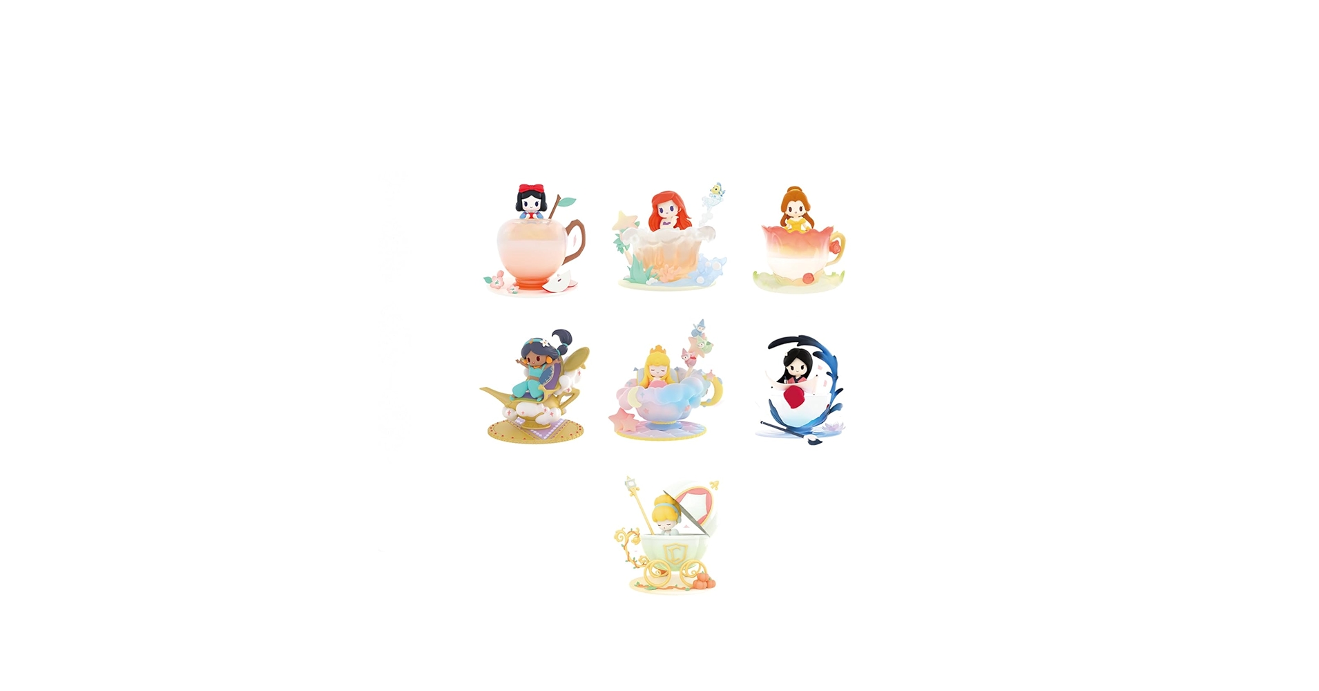 新品未開封　ディズニー3box Amazon | 52TOYS DISNEY PRINCESS D-baby Series-Teacup