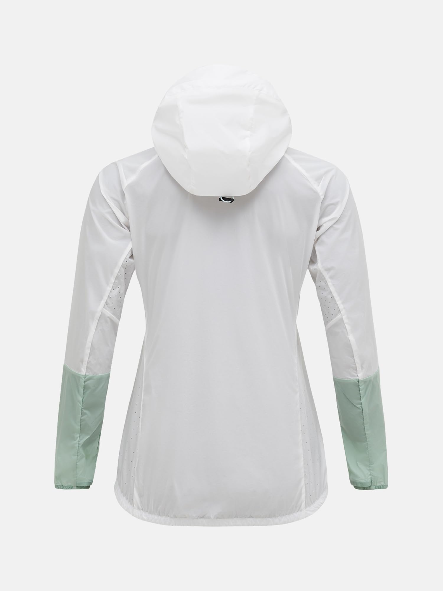 Peak Performance X Chaqueta, Blanco Crema Verde Delta, Medium Unisex niños