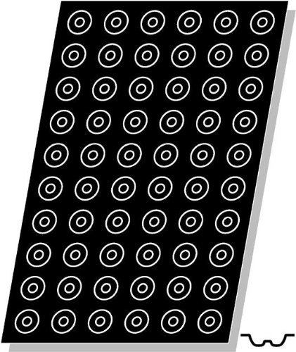 Flexipan, Mini Savarin 0.34 Oz, 41mm Dia x 12mm Deep (1-9/16