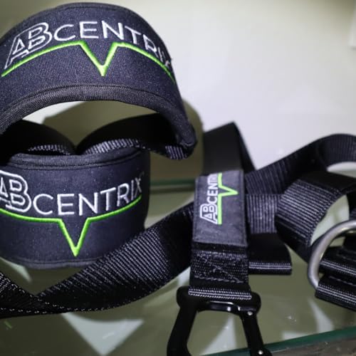 AbSling 2.0 - Entrenador de suspensión colgante de alta calidad para entrenamiento de fuerza central y superior del cuerpo. Eslingas abdominales resistentes de grado de gimnasio para colgar