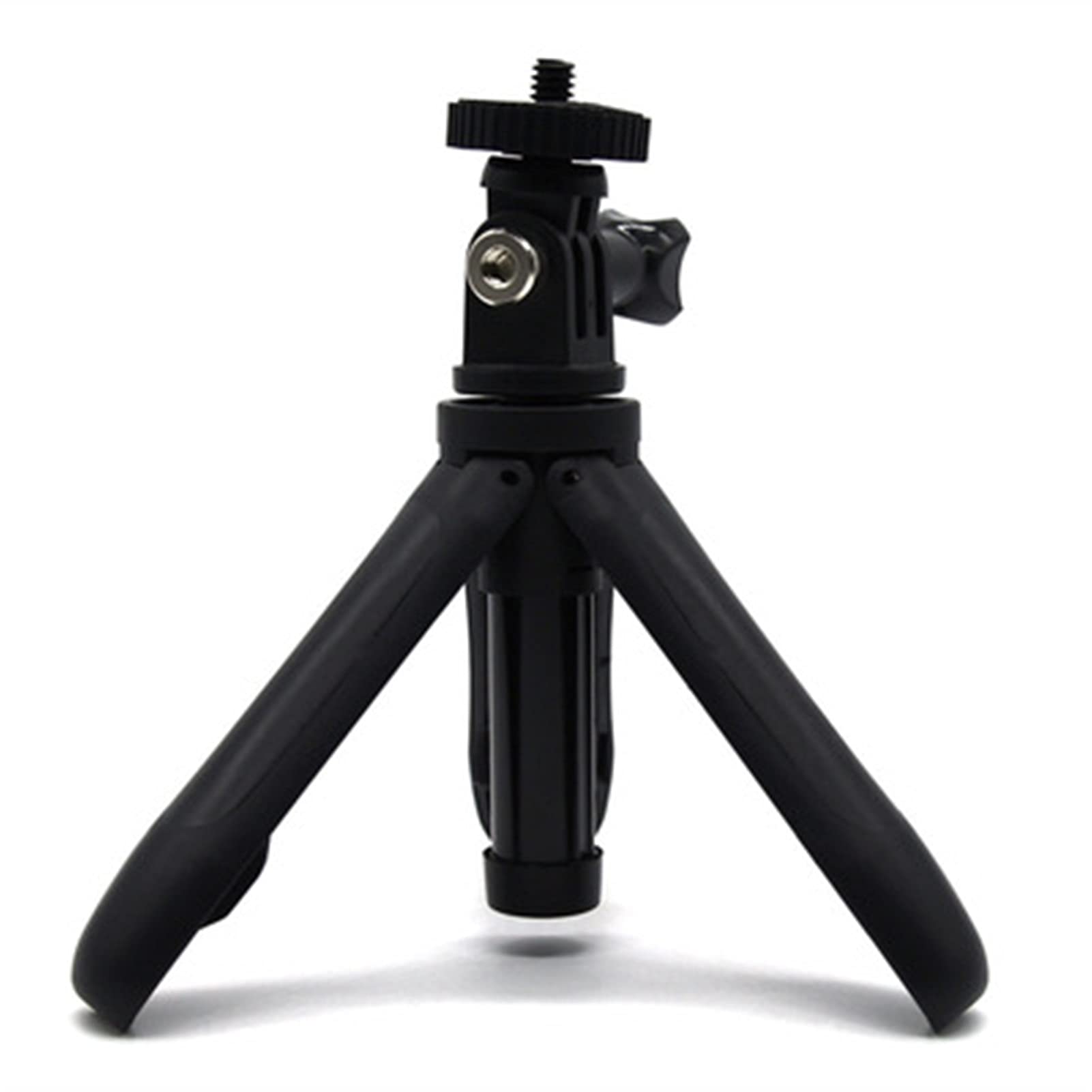 Monopod extensible de mano con diseño compacto negro y brazo telescópico ajustable 7