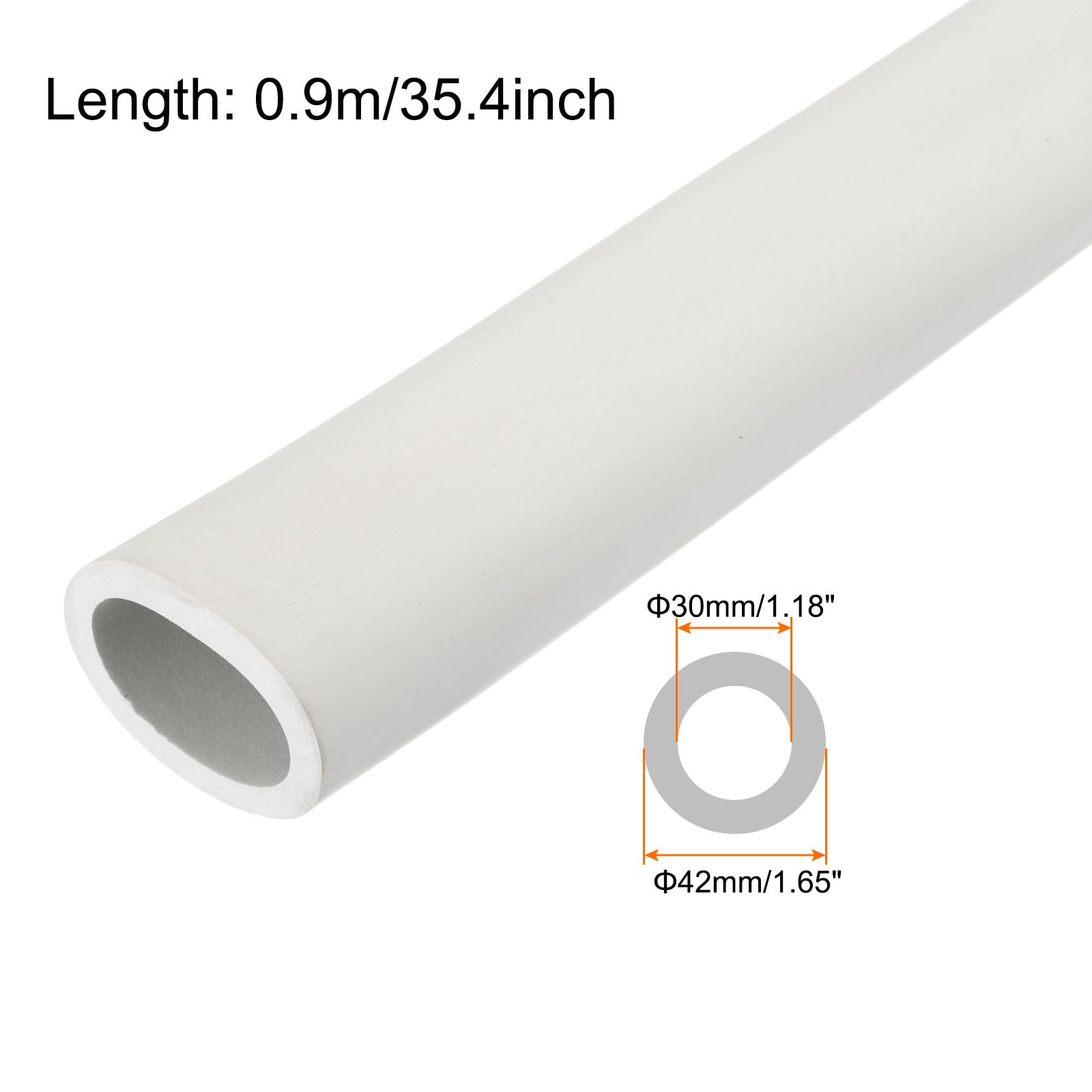 Rebower 30mm ID Pipe Insulation Tubing 6mm Thick Heat Preservation Foam Tube - Image 2