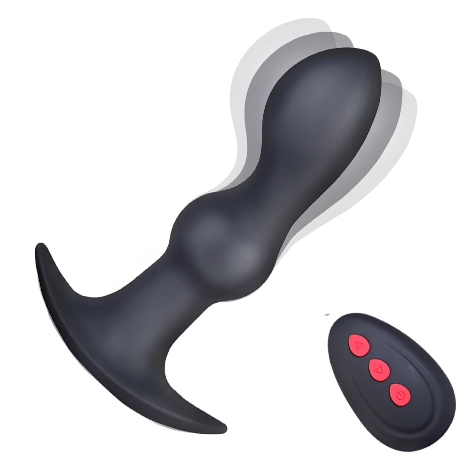 Vibreur Vibrateur Anal Butt Plug 10 Vitesses Hommes Masturbateur Gode Sex Machine avec Télécommande Vibrateurs Anal Butt Plug Adulte Sex Toys Pour Hommes Ou Couples