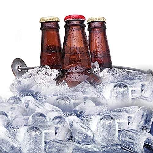 PanHuiWen EiswüRfelmaschine Klein Retro 3 Eiswürfel-Größen Ice Cube Maker Machine 25kg/24h BPA frei – Bild 4