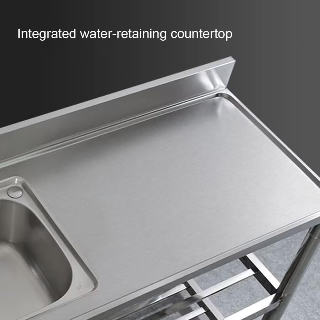 Amazon.co.jp: キッチンステンレスシンク、床置き式シンク、家庭用