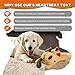 BEVERLYSHARK Heartbeat Puppy Toy Soft Dog Anxiety Relief Calming Aid Plush Stuffed Animal with Heartbeat Pet Sleep Calming Aid Toys Dog Heartbeat Toy for Pet Dogs Cats (Yellow)
