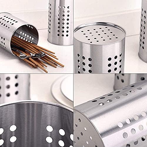 3 Pcs Rust Proof Utensil Cutlery Holder,Kitchen Cooking Utensil Holder,Chopsticks Tableware Storage Rack,Stainless Steel Kitchen Utensil Holder,Used to Organize Kitchen,Tableware Storage