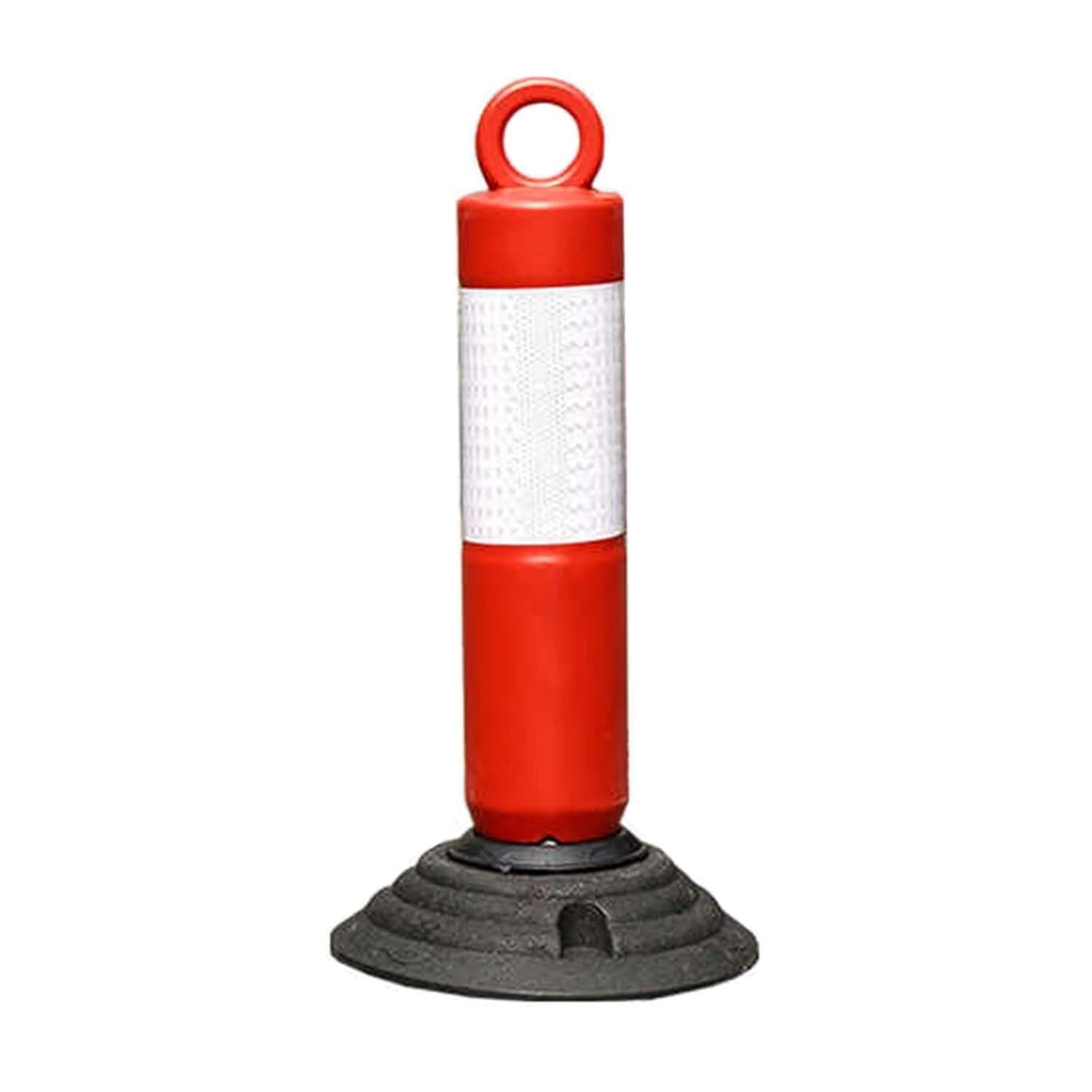 Generisch Robuster, Abnehmbarer Sicherheitspoller, Verkehrsbarriere für Einfahrt und Garage, langlebige Parkraumüberwachung, Rot (1 Stück) - Ideal für verkehrsrelevante B