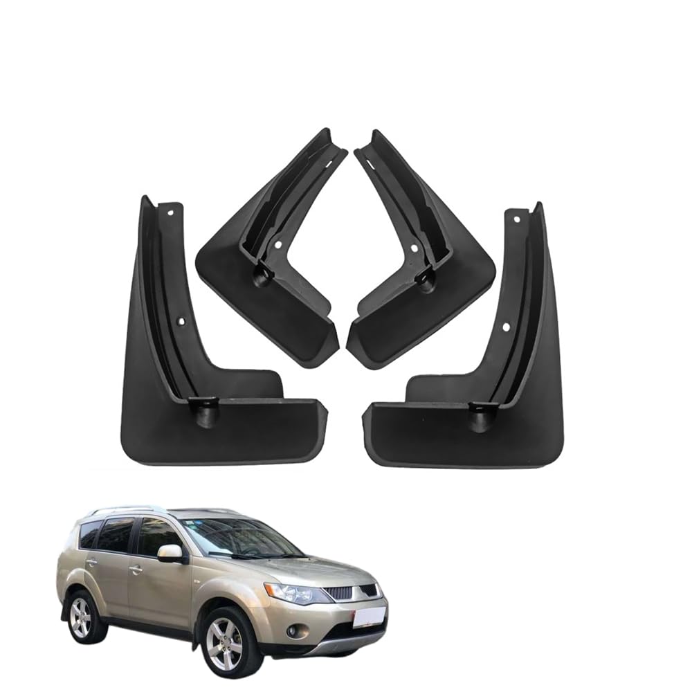 AMHVMU 4pcs Mud Flaps for Mitsubishi Outlander 2006-2008