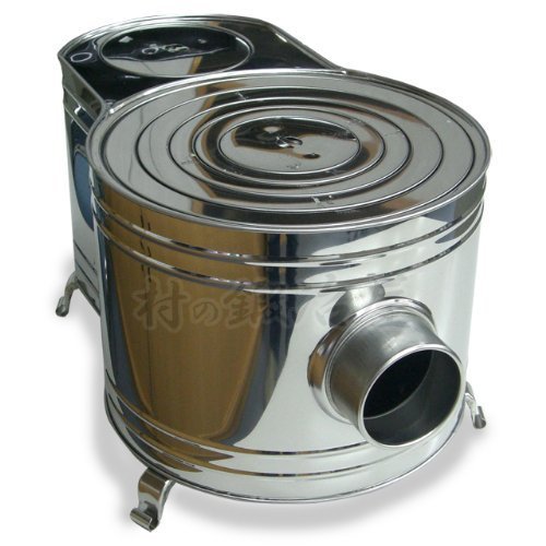 Amazon.co.jp: ホンマ製作所 ステンレス時計型薪ストーブ ガラス窓＋中