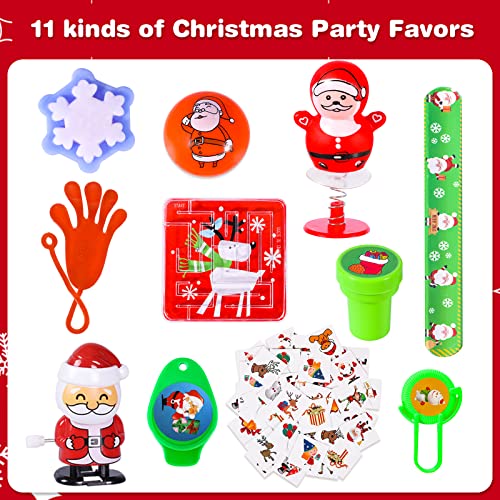 MGparty 96Pcs Christmas Toys Bulk Party Favors for Kids Stocking Stuffers Pinata Fillers Classroom Rewards Carnival Prizes Treasure Box Toys Christmas Goodie Bag Stuffers Holiday Party Supplies - Image 4