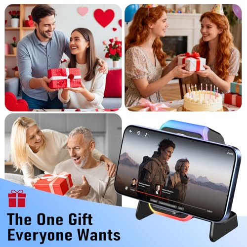 Hupoaf 5 in1 Wireless Induction Speaker with Mirror [Powerful Sound] - image 9