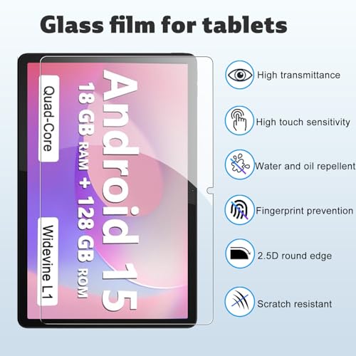 Protector de pantalla templado para tablet CUPEISI YQ10S MAX 10.1" 2-pack miniatura 2
