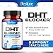 DHT Blocker Hair Growth Support Supplement - Saw Palmetto + Hair Vitamins for Women & Men - Supports Healthy Hair Growth & Thick & Strong-Hair - May Support Healthy DHT Levels - Low Loss Capsules