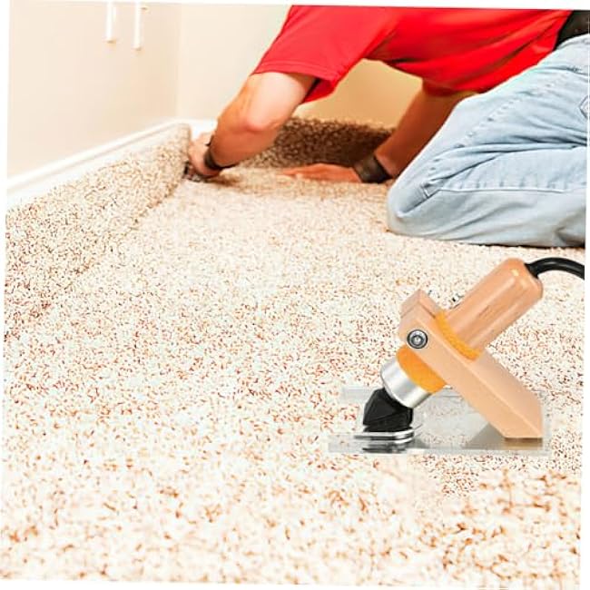 MINAOLULUS 1Set Convenient Carpet Trimmer Guide Holder Durable and Base for DIY Rug Making Easy Assembly Prevents Uneven Cuts for Home and Office Use