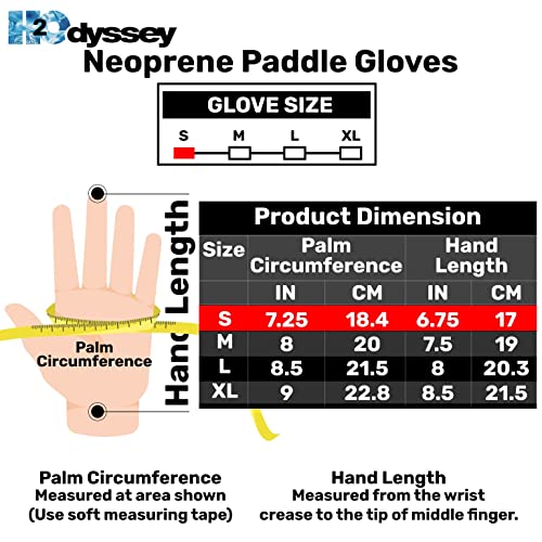 Evite ampollas y manos frías con los guantes de paleta de neopreno 4