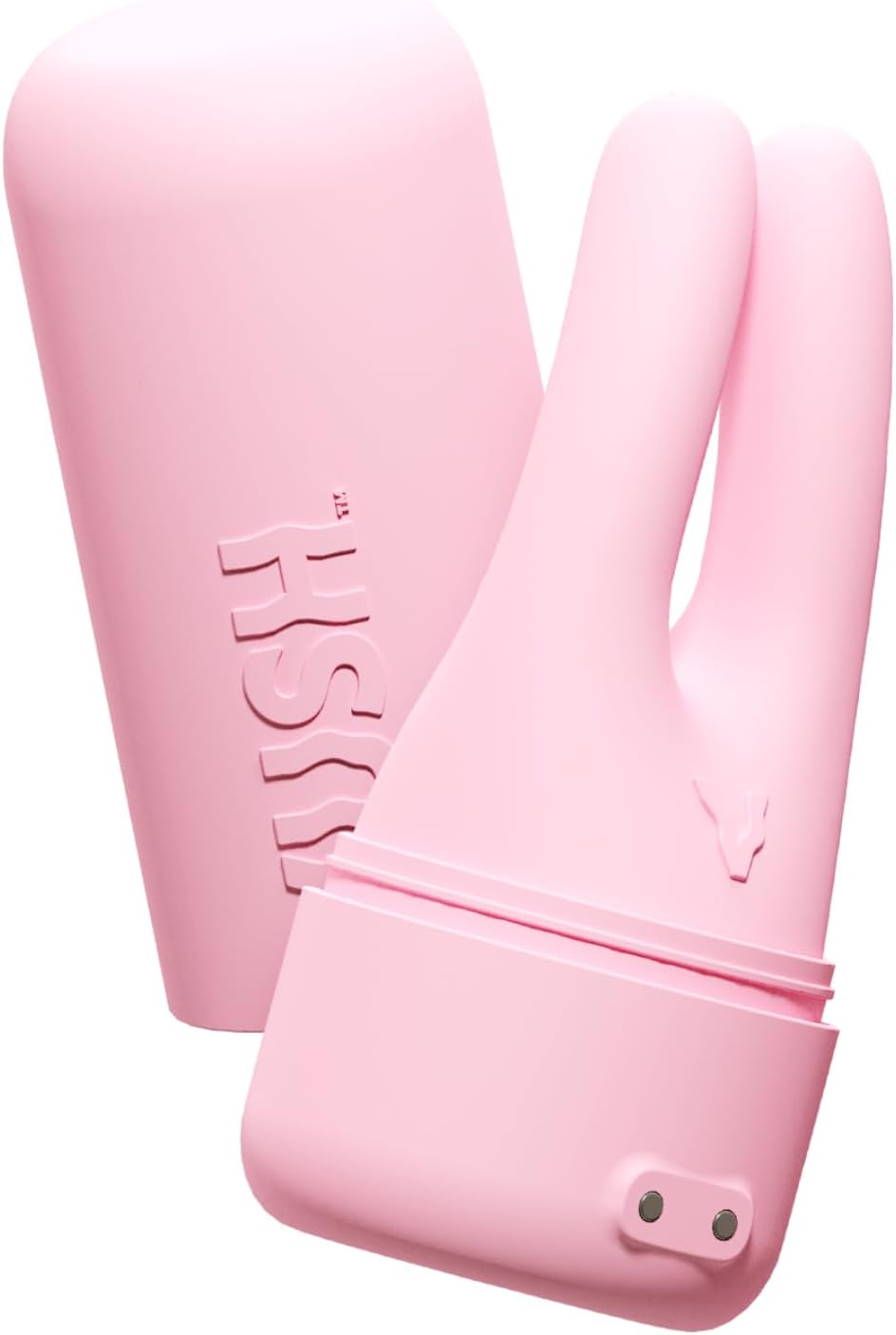 VUSH Swish Dual Vibrator Tip & Clitoral Stimulator, Premium Clitoral Vibrators for Pinpoint Pleasure, Rechargeable Waterproof Dual Stimulation Toy with Travel Cap for Women, Elegant Personal Massager