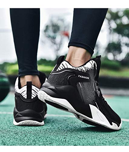 2021 Summer high top Breathable Casual Versatile Shock Absorption Sports Shoes Running Shoes Trend Men's Shoes Basketball Shoes4