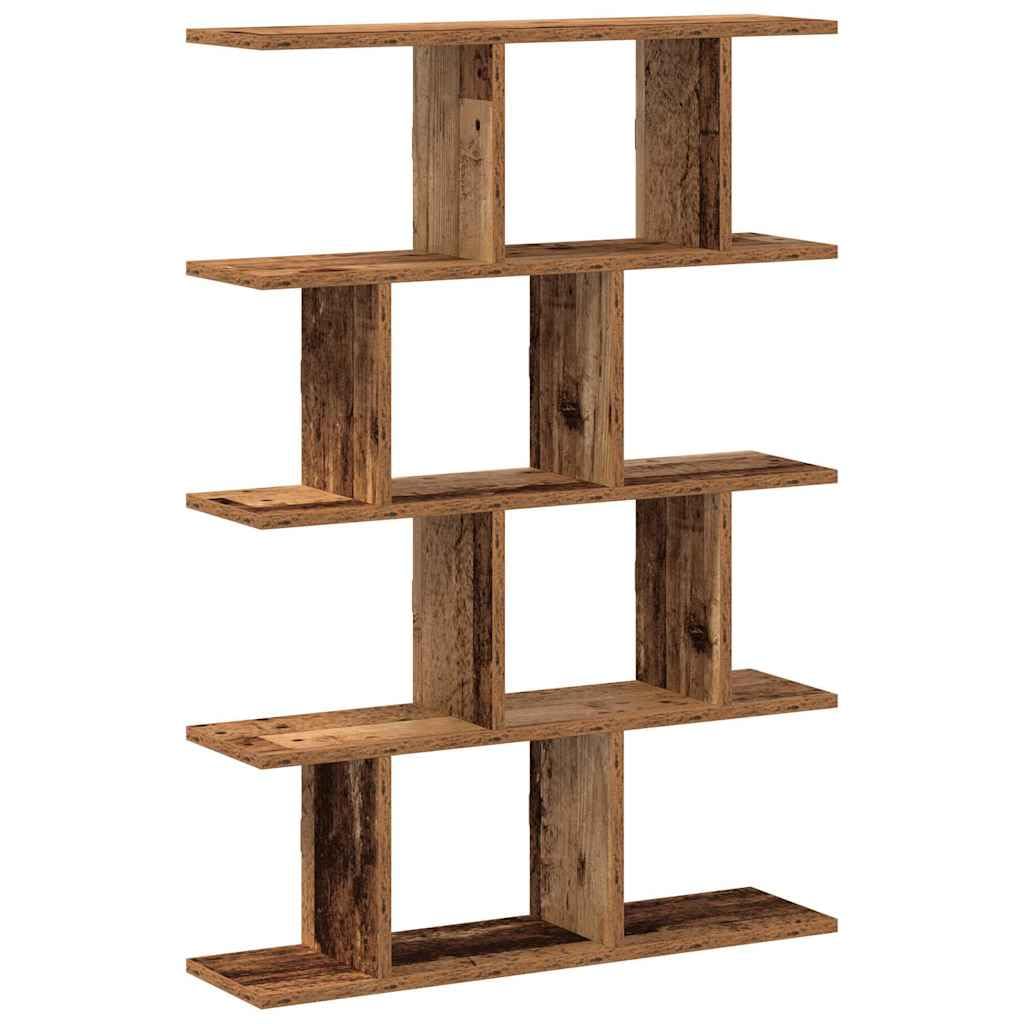 Étagère cube murale 12 compartiments en bois d'ingénierie robuste