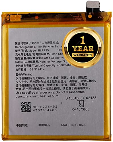 Image of Original BLP735 Batery Compatible with Oppo Reno 2 PCKM7, Pckt, PCKM, CPH197 with Warranty