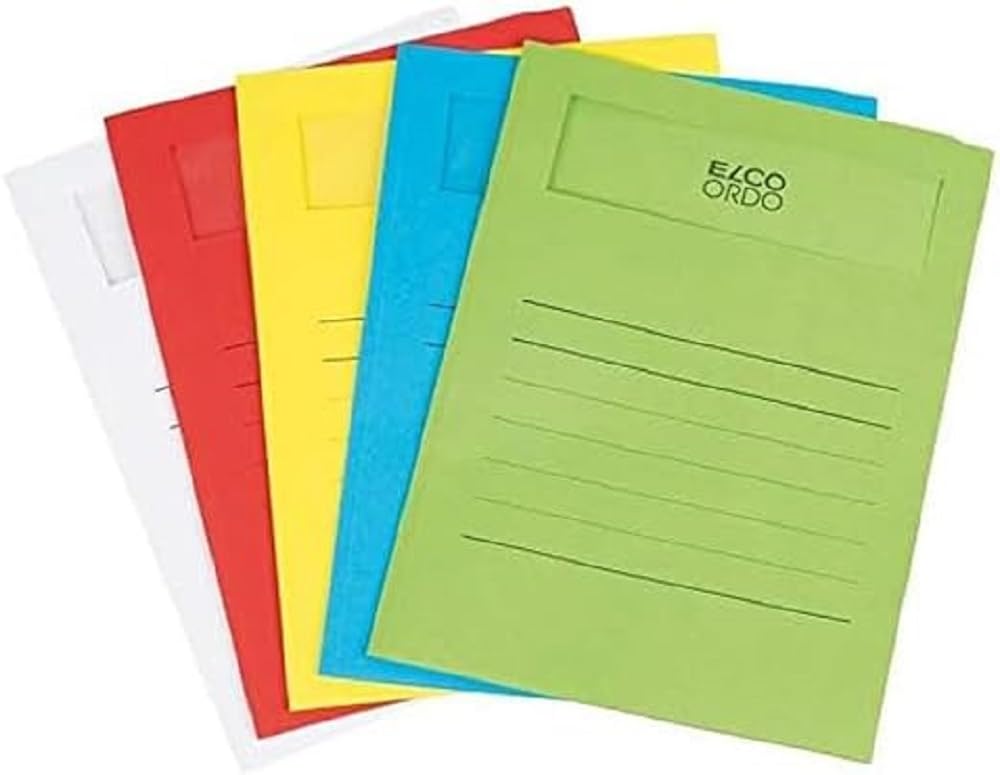 Elco Ordo 29465.00 Volumino - Carpetas para archivar (220 x 310 mm, 120 g), colores variados