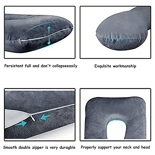 Pregnancy-Pillows-for-Sleeping-U-Shaped-Full-Maternity-Body-Pillows-with-Removable-Cover-for-Pregnant-Women-Back-Belly-Body-Support-Dark-Grey