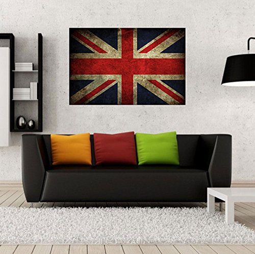 Poster Royaume-Uni Union Jack grand format 91x138cm impression murale