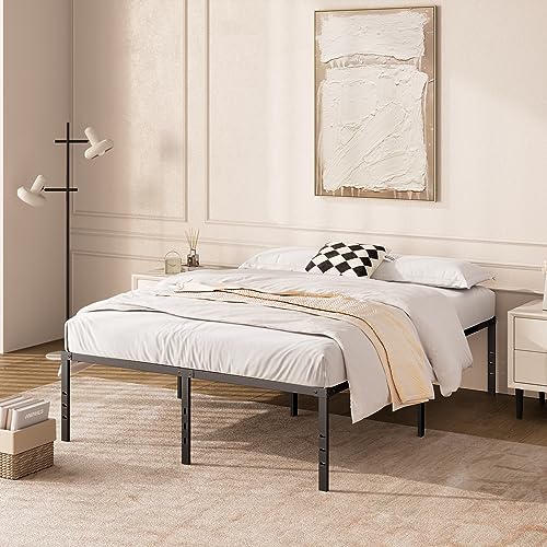 Jebosam Full Size Bed Frame No Box Spring Needed 14