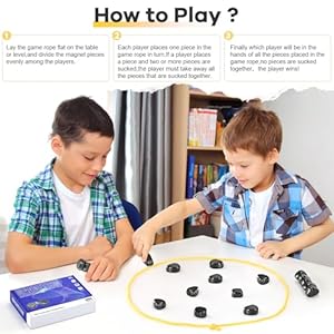 Magnetic Chess Game, Magnet Game with Rope, Party Travel Desktop Magnetic Strategy Game, Kids Gifts Family Games Educational Games for Kids and Adults Magnetic Chess Game Magnet Game with Rope Party Travel Desktop Magnetic Strategy Game Kids Gifts Family Games Educational Games for Kids and Adults