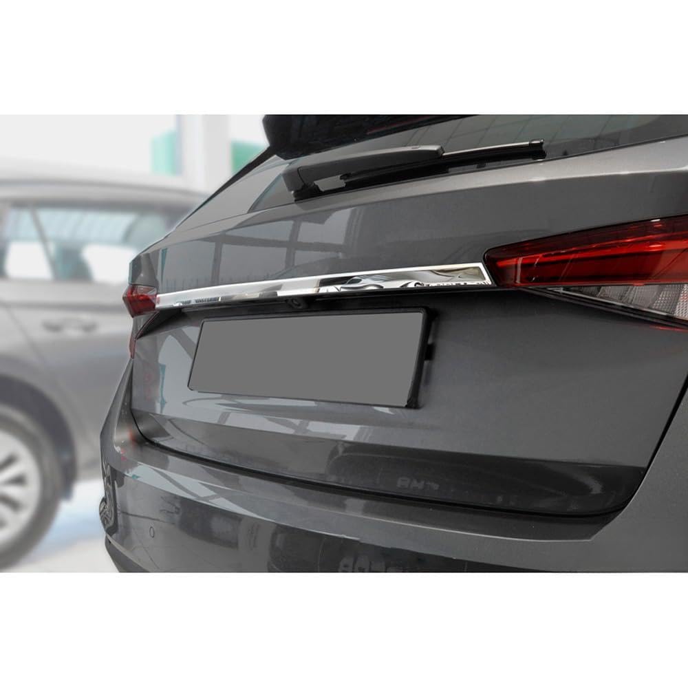 Avisa Chrome Stainless Steel Tailgate Trim compatible with Skoda Fabia IV (PJ3) 2021-