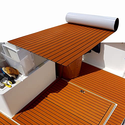 NeNchengLi Espuma de teca Eva Teak Decking Pad para barcos, suelos marinos grandes