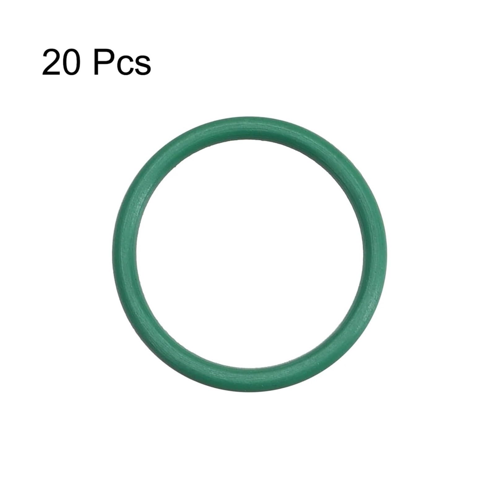 Raccords de quincaillerie 20 pièces joints toriques en caoutchouc fluoré 17mm OD 14mm diamètre intérieur 1.5mm largeur joint d'étanchéité vert empêcher les fuites dans la rondelle d'étanchéité hydraul