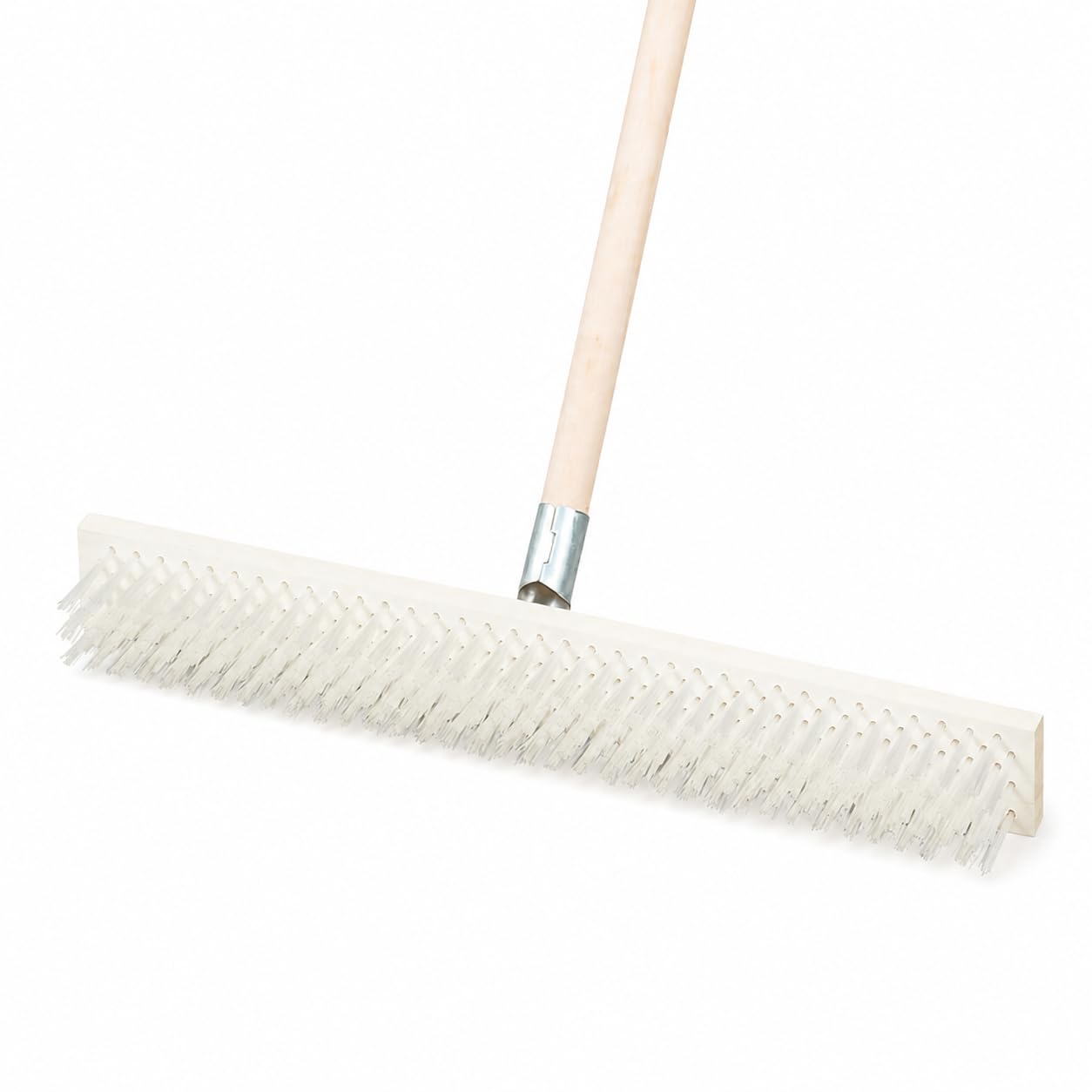 Spazzola per Pavimenti, Manico in Legno, Colore legno naturale, 50 cm