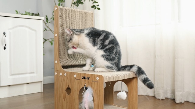 Amazon.co.jp: LIFLIX 猫 爪研ぎ 段ボール キャットタワー つめとぎ 縦