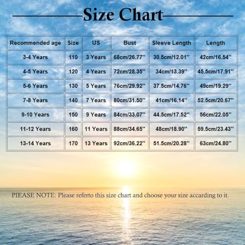 Boys Girls 3/4 Sleeve Shirts Color Block Tops Cotton T-Shirts Basic Tees Fall Casual Tshirts 3-14 Years2