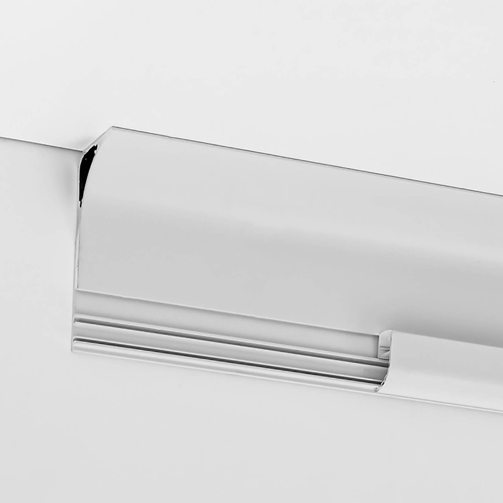 Profilé de plafond pour ruban LED 1m en aluminium pour éliminer les points lumineux agressifs